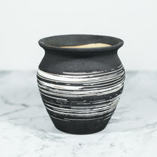 Load image into Gallery viewer, Enso Handmade Plant Pot Black and White